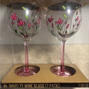 Novelty Wine Glass 2 Pack